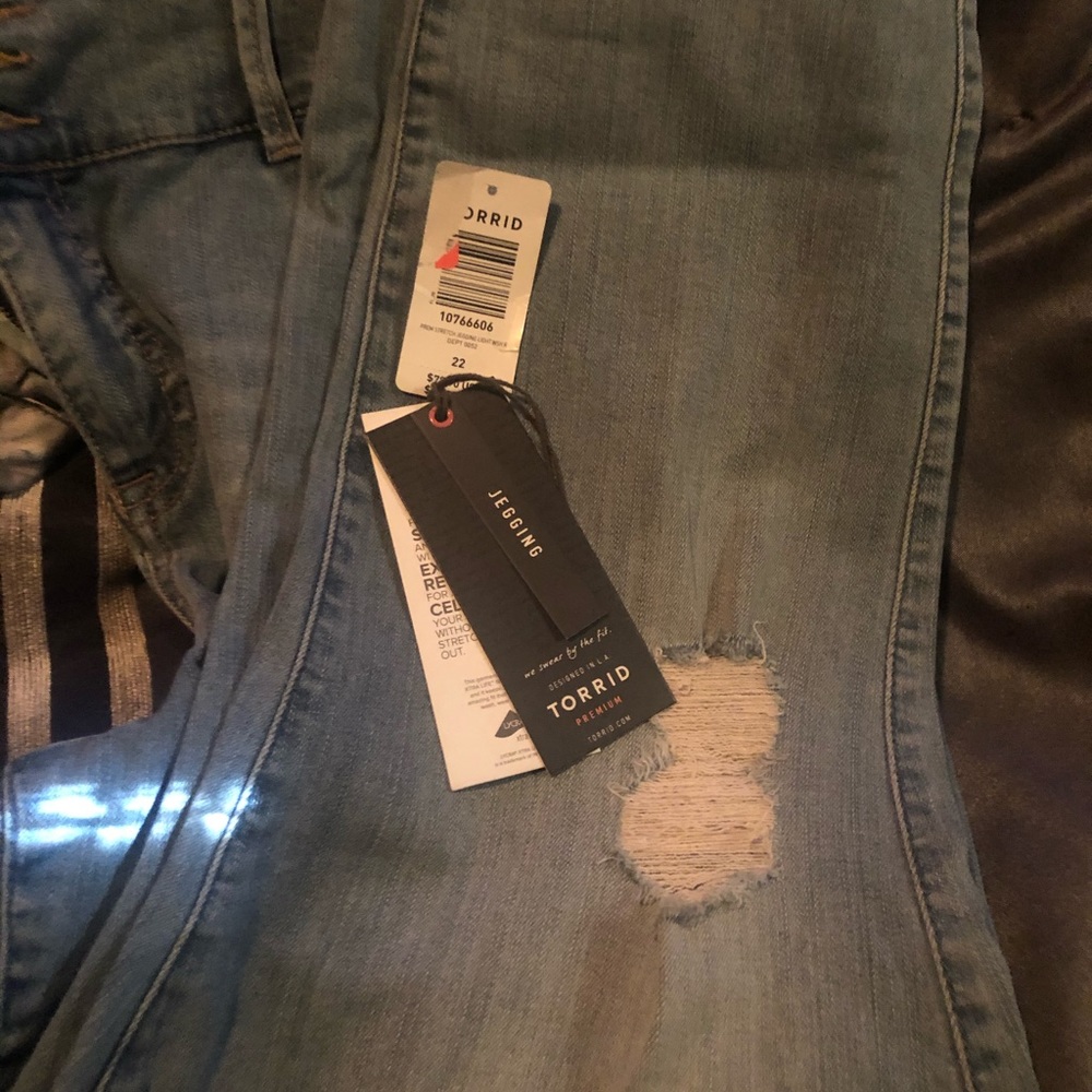 Torrid Distressed Jeggings